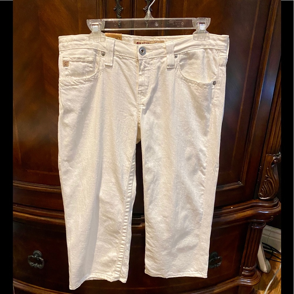 BIG STAR Casey Low Rise Fit White Pants NWT 31 VTG
